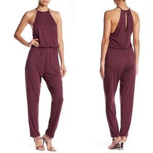 NWT Rachel Pally Maisie Blouson Jumpsuit Currant M